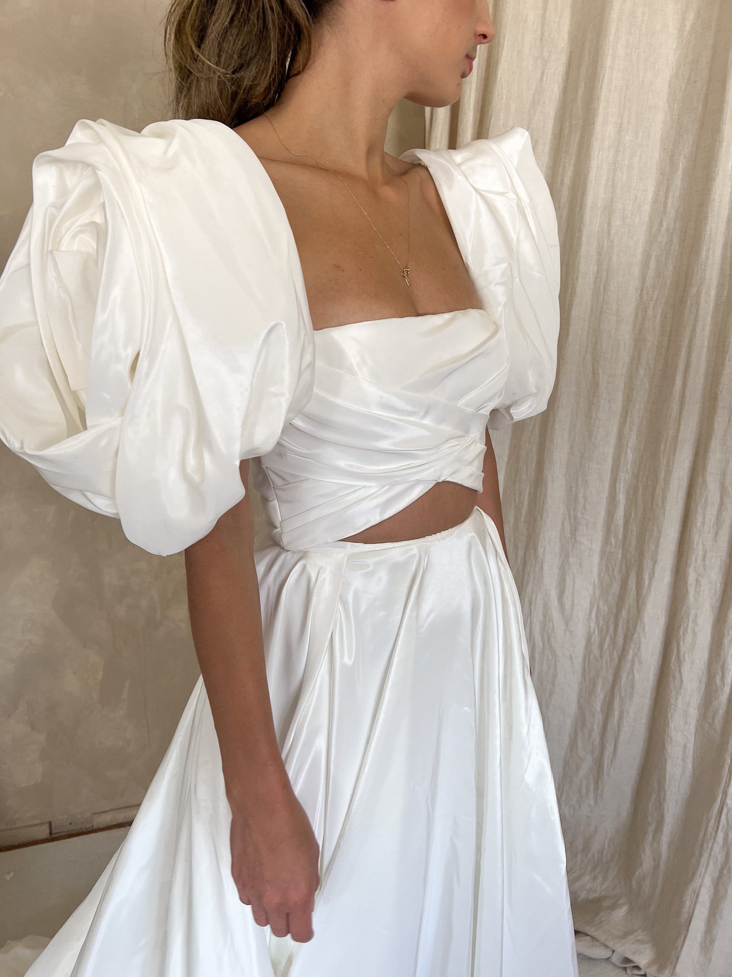 Magnolia Gown with Sleeves