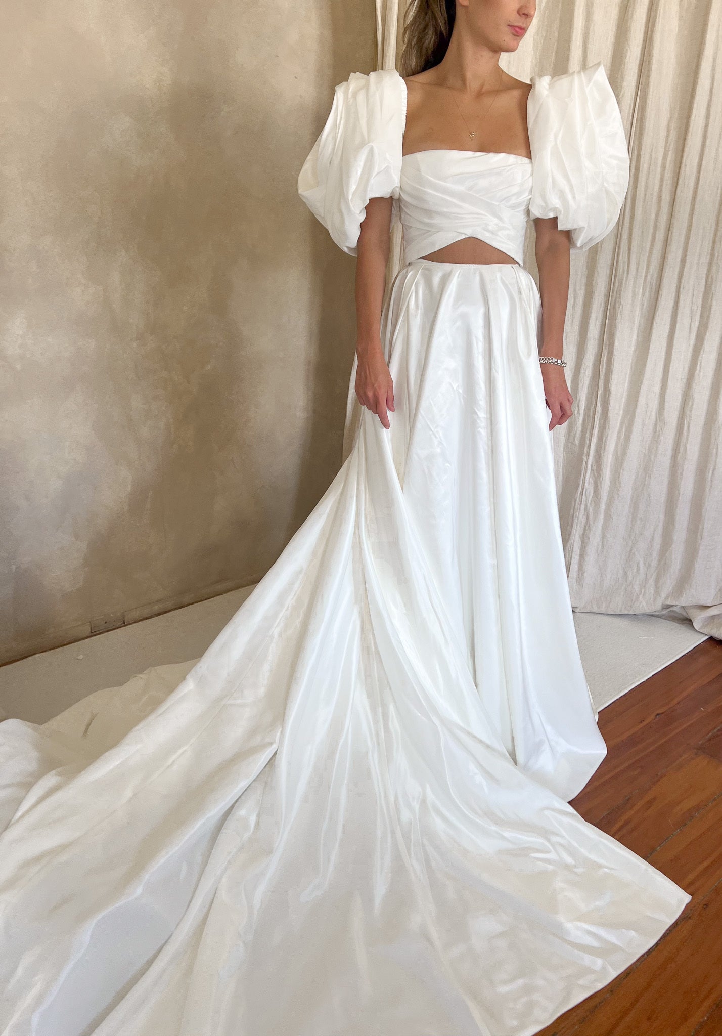 Magnolia Gown with Sleeves