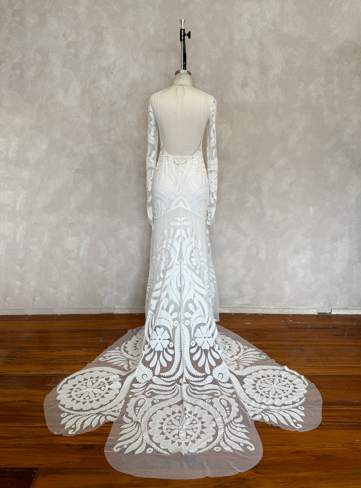 Layla Gown with Off White Slip - UK10