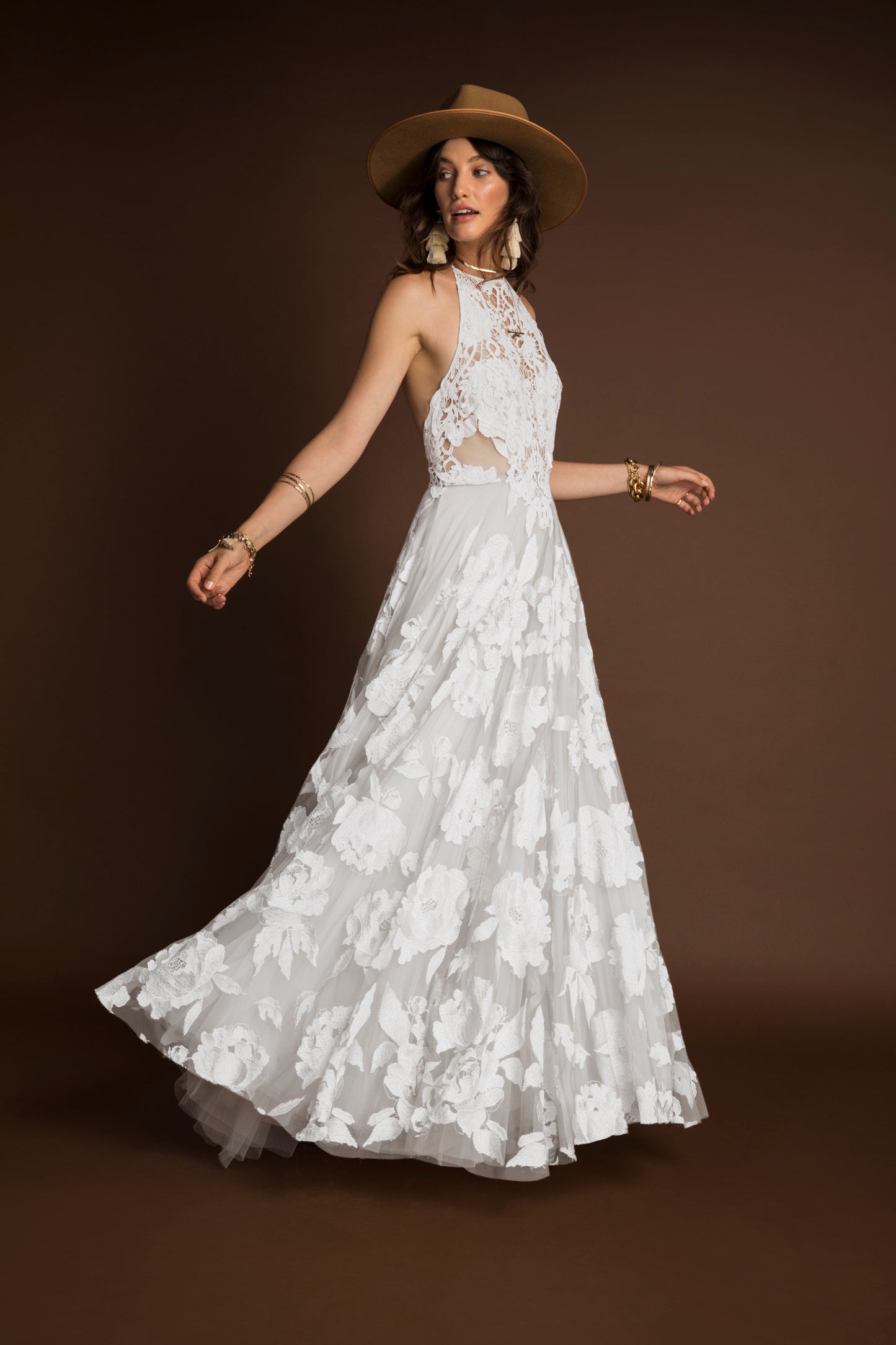 Ami Off White Gown