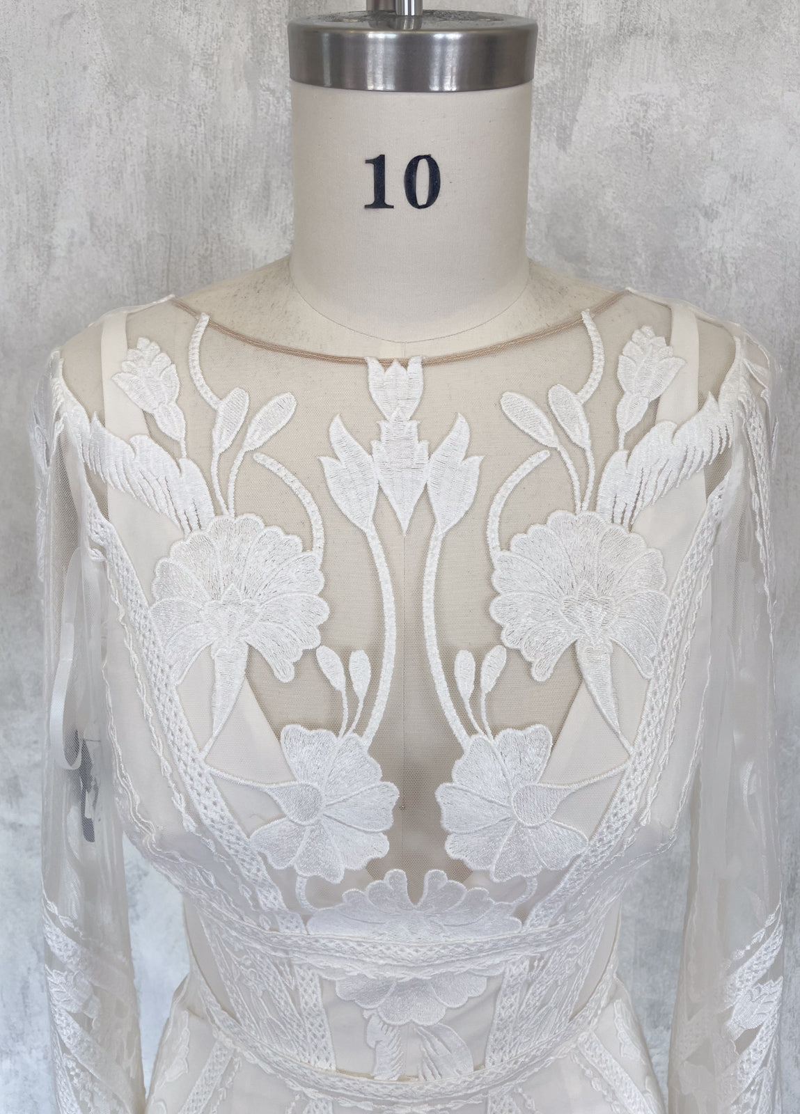 Rider Gown Off White - UK10